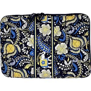 Vera Bradley Ellie Blue Laptop Sleeve Retired 2012